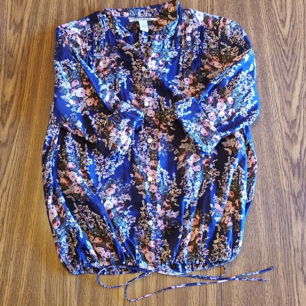 Lucky Brand Floral Button-Up